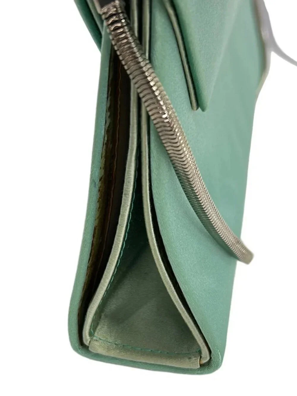 GIORGIOARMANI Green Satin Handbag